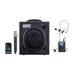 LiTRUEson express d'une enceinte + micro sur un stand