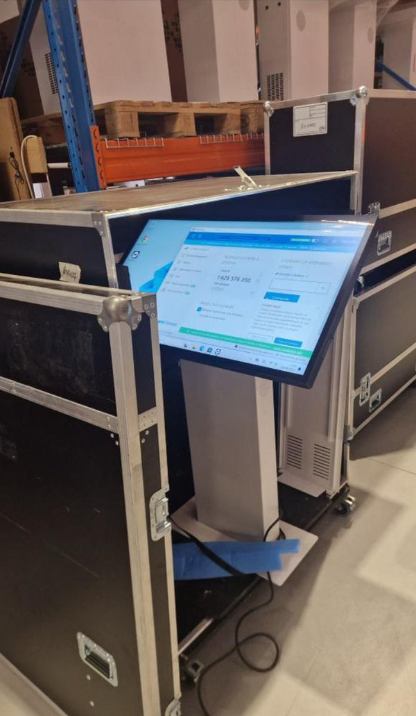 Borne tactile B2 43'' au départ