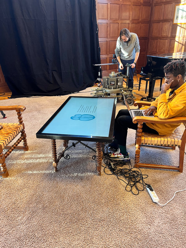 Un ecran tactile pour un tournage