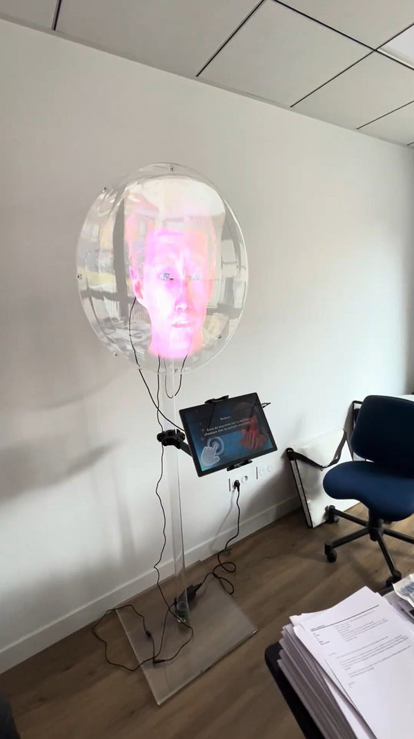 Superbe hologramme avec tablette intégrée