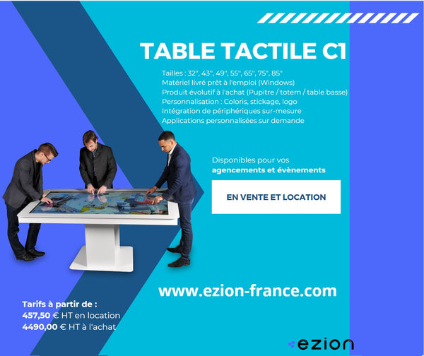 🌟 Nos tables tactiles interactives ! 🌟