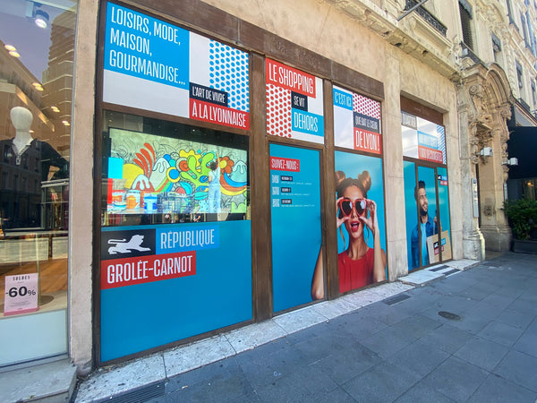 Ecran Vitrine pour la Ville de Lyon