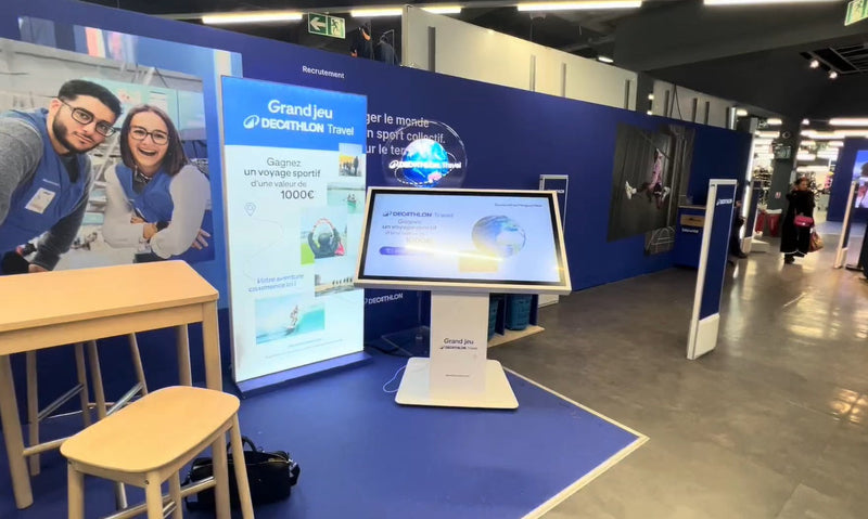 Borne tactile, hologramme, application, création 3D - superbe activation !