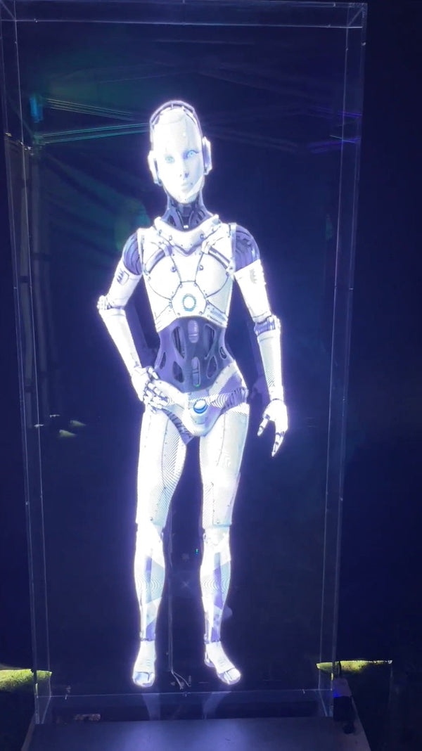 Génial cet hologramme humain avec animation sonore