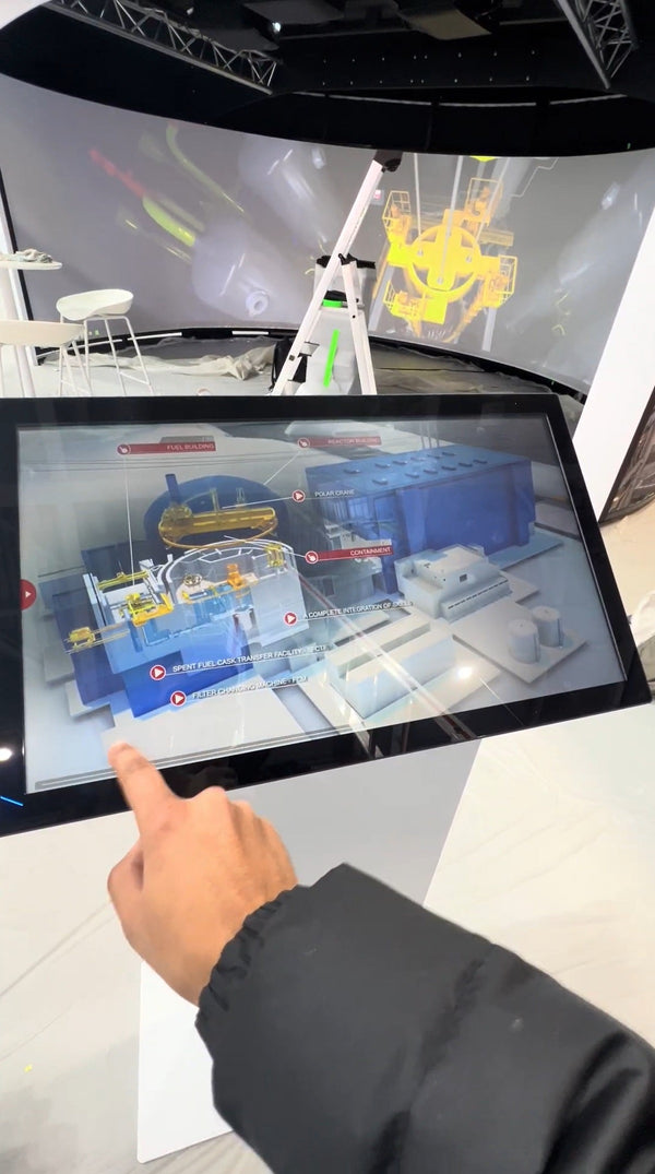 Superbe 3D mise en avant avec ces bornes lors d'un salon