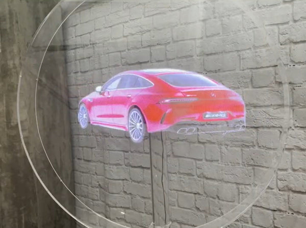 Location hologramme 65 cm et création d'une animation 3D !