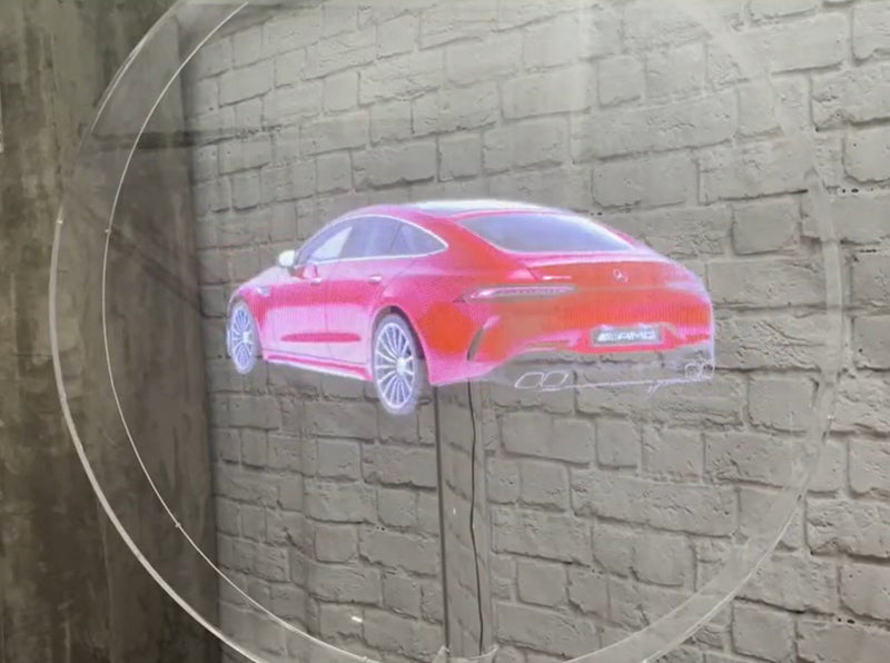 Location hologramme 65 cm et création d'une animation 3D !
