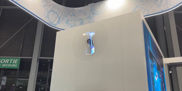 Créations d'animations 3D et location d'un hologramme sur stand