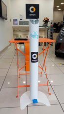 Borne D2 desinfectante à pédale