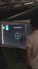 Location boxe écran transparent tactile 55''