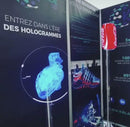 Location Hologrammes hélice HDMI (Diamètre 65, 100, 150 et 180cm)