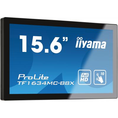 Moniteur tactile - iiyama ProLite TF1634MC-B8X, 39,6 cm (15,6''), Projected Capacitive, 10 TP, Full HD