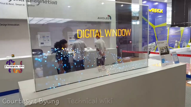 Location écran LG OLED 55'' transparent tactile