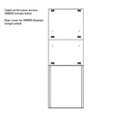 Support écran vitrine