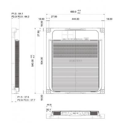 LED Pitch 1.5 mm - 2880 x 1620 mm - Samsung